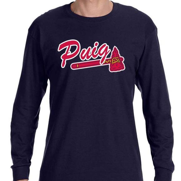 Atlanta Braves Yasiel Puig Sweatshirt Gift For Fan Shirt - Picture 1 of 4